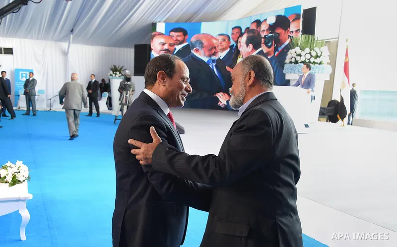 Egyptian President Abdel Fattah el-Sisi, attends Third Youth Conference, in Ismailia, Egypt, on April 25, 2017. Photo by Egyptian President Office