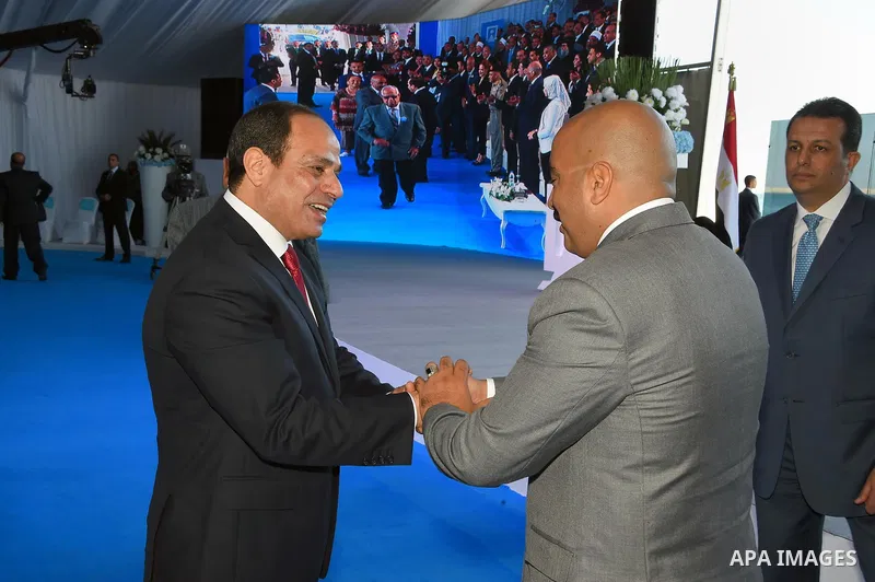 Egyptian President Abdel Fattah el-Sisi, attends Third Youth Conference, in Ismailia, Egypt, on April 25, 2017. Photo by Egyptian President Office