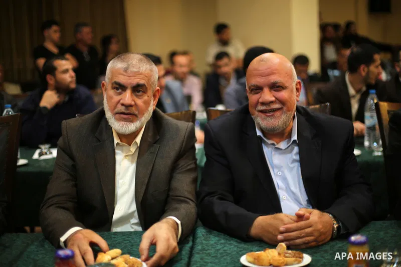 Palestinians attend a meeting to announce Hamas political document (the document of general principles and policies), in Gaza city on May 01, 2017. Photo by Mohammed Asad