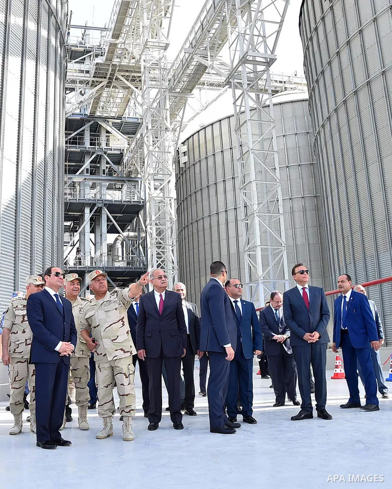 Egyptian President Abdel Fattah al-Sisi visits the Qena Province, some 650 km south of Cairo, Egypt, on May 14, 2017. Photo by Egyptian President Office