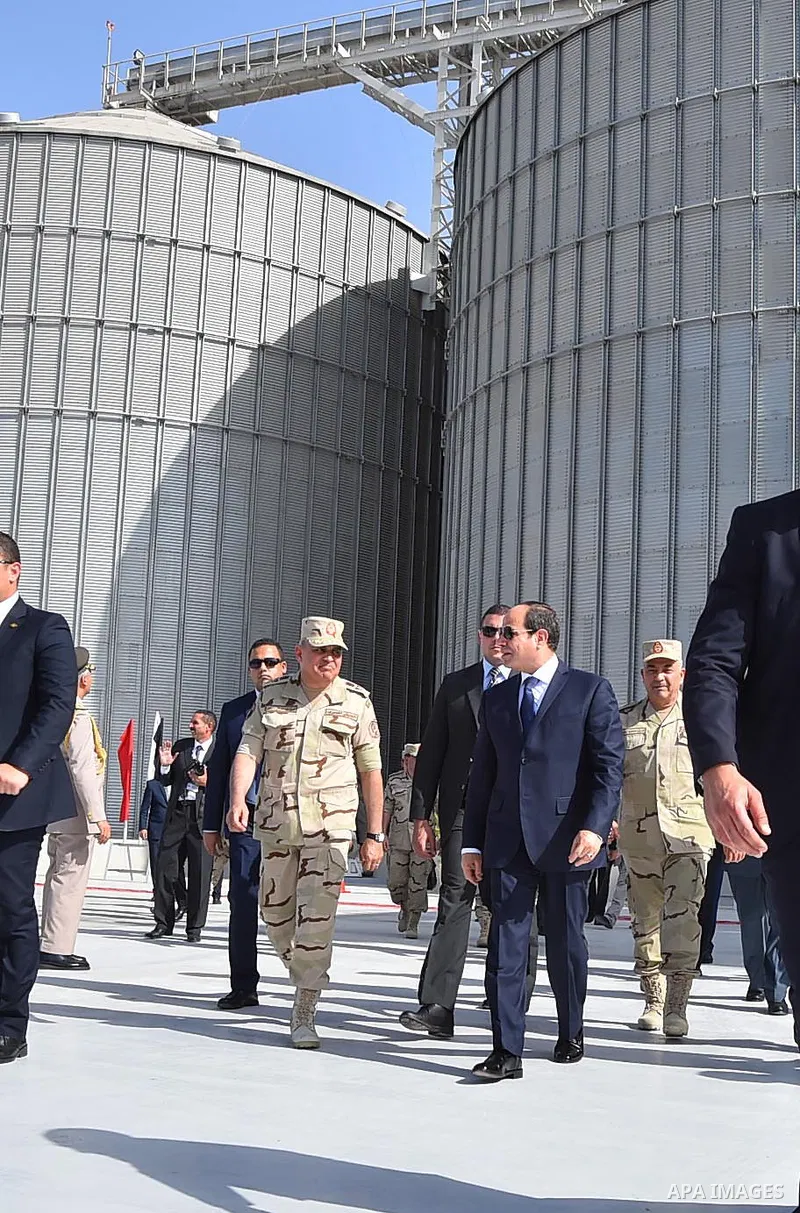 Egyptian President Abdel Fattah al-Sisi visits the Qena Province, some 650 km south of Cairo, Egypt, on May 14, 2017. Photo by Egyptian President Office