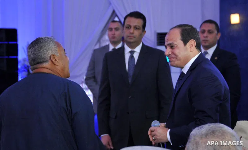 Egyptian President Abdel Fattah al-Sisi visits the Qena Province, some 650 km south of Cairo, Egypt, on May 14, 2017. Photo by Egyptian President Office