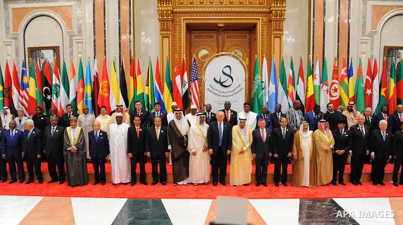Egyptian President Abdel Fattah al-Sisi poses for a photo during the Arab American Islamic summit in the Saudi capital Riyadh on May 21. Photo by Egyptian President Office