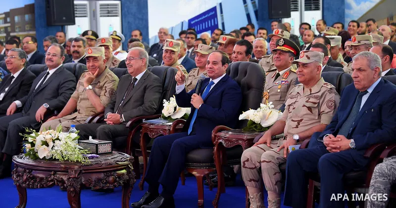 Egyptian President Abdel Fattah al-Sisi visits the Damietta Province, Egypt, on May 23, 2017. Photo by Egyptian President Office