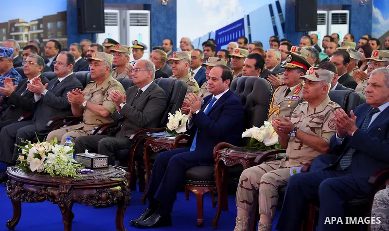 Egyptian President Abdel Fattah al-Sisi visits the Damietta Province, Egypt, on May 23, 2017. Photo by Egyptian President Office