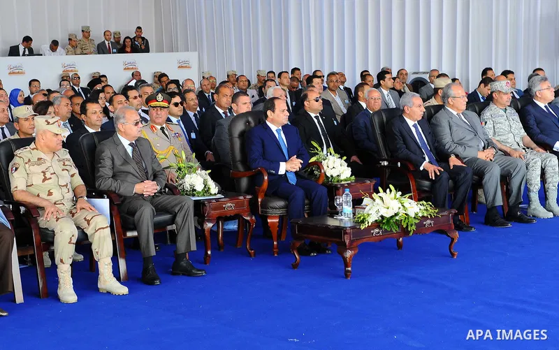 Egyptian President Abdel Fattah al-Sisi visits the Damietta Province, Egypt, on May 23, 2017. Photo by Egyptian President Office