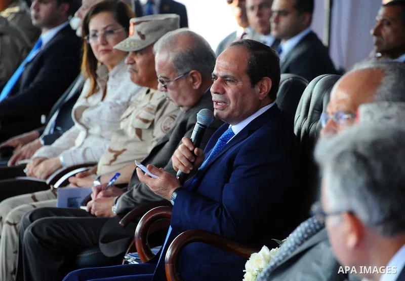 Egyptian President Abdel Fattah al-Sisi visits the Damietta Province, Egypt, on May 23, 2017. Photo by Egyptian President Office