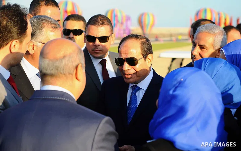 Egyptian President Abdel Fattah al-Sisi visits the Damietta Province, Egypt, on May 23, 2017. Photo by Egyptian President Office