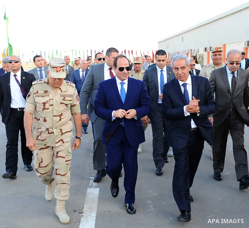 Egyptian President Abdel Fattah al-Sisi visits the Damietta Province, Egypt, on May 23, 2017. Photo by Egyptian President Office