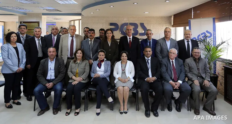 Palestinian Prime Minister, Rami Hamdallah, speaks during a meeting of the Advisory Council, in the West bank city of May 25, 2017. Photo by Prime Minister Office