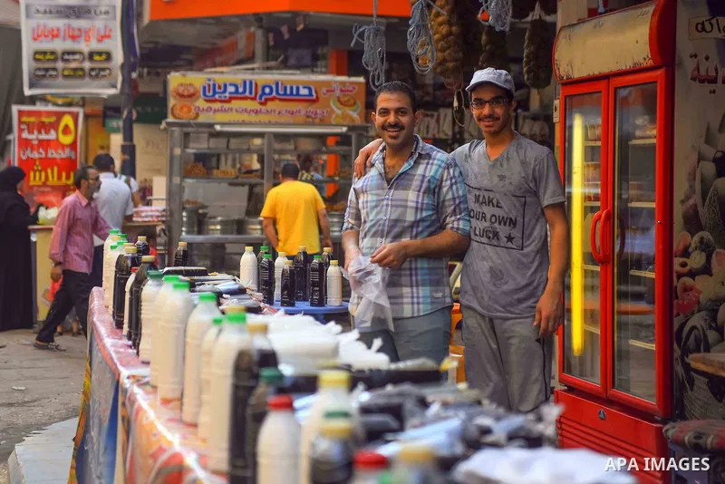 An Egyptian vendor sells Juices on the Muslim holy fasting month of Ramadan at market in Cairo, Egypt on June 2, 2017. Ramadan is sacred to Muslims because it is during that month that tradition says the Koran was reveal...