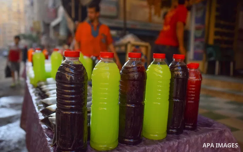 An Egyptian vendor sells Juices on the Muslim holy fasting month of Ramadan at market in Cairo, Egypt on June 2, 2017. Ramadan is sacred to Muslims because it is during that month that tradition says the Koran was reveal...