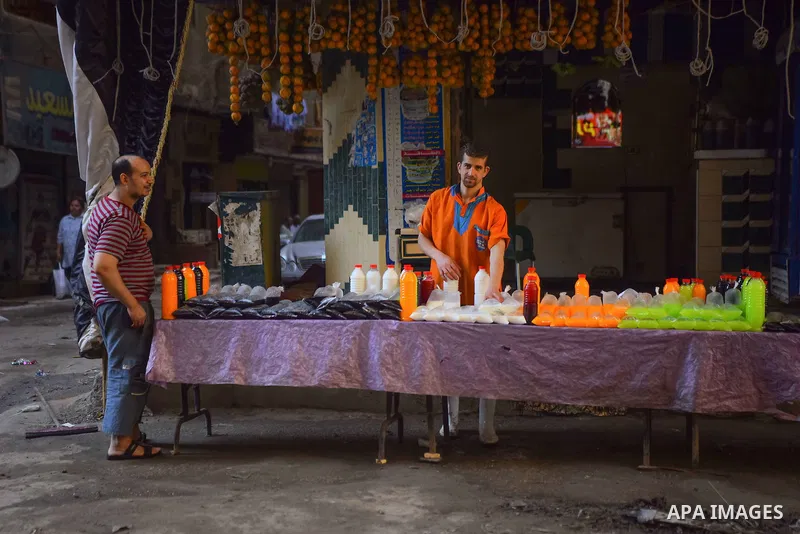 An Egyptian vendor sells Juices on the Muslim holy fasting month of Ramadan at market in Cairo, Egypt on June 2, 2017. Ramadan is sacred to Muslims because it is during that month that tradition says the Koran was reveal...