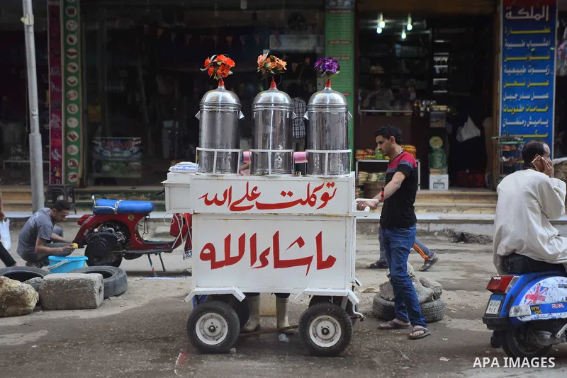 An Egyptian vendor sells Juices on the Muslim holy fasting month of Ramadan at market in Cairo, Egypt on June 2, 2017. Ramadan is sacred to Muslims because it is during that month that tradition says the Koran was reveal...