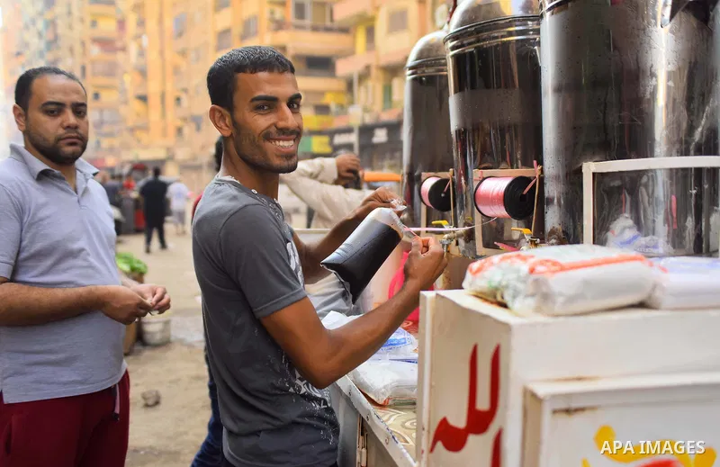 An Egyptian vendor sells Juices on the Muslim holy fasting month of Ramadan at market in Cairo, Egypt on June 2, 2017. Ramadan is sacred to Muslims because it is during that month that tradition says the Koran was reveal...