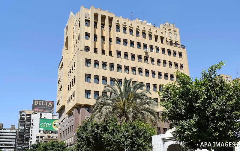 A picture taken on June 5, 2017 shows a general view of the Embassy of Qatar in Cairo, Egypt. Egypt, Saudi Arabia, Bahrain, and United Arab Emirates have cut of diplomatic ties with Qatar. Egypt and The three Gulf countr...