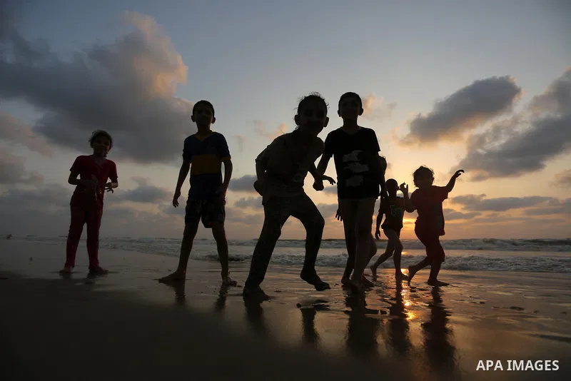 Palestinians enjoy their time of the beach of Gaza city, on July 5, 2017. An immediate consequence of the electricity cuts has been suffering for Gazans. A new U.N. report said Gaza gets electricity just four to six hour...