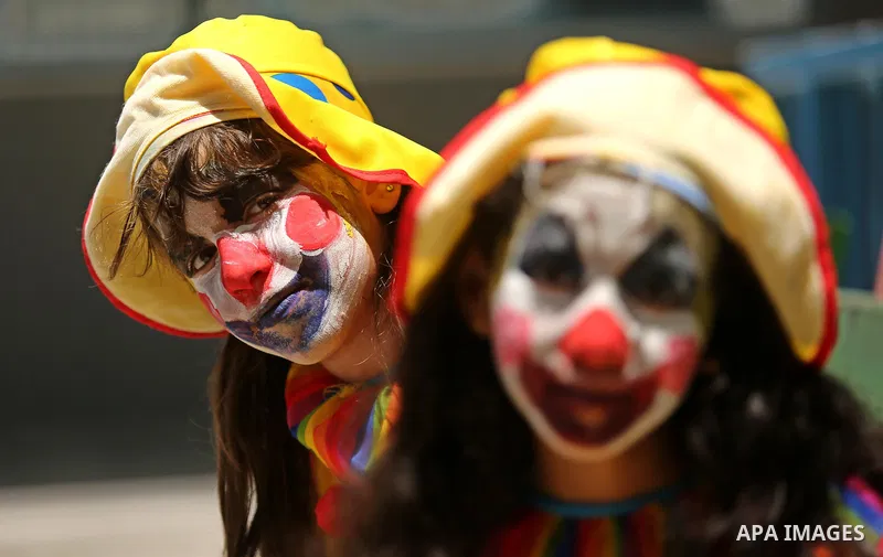 Palestinians enjoy as part of the activities proposed during a Summer Fun Weeks 2017 organised by the United Nations, in Gaza city, on July 9, 2017. Photo by Ashraf Amra