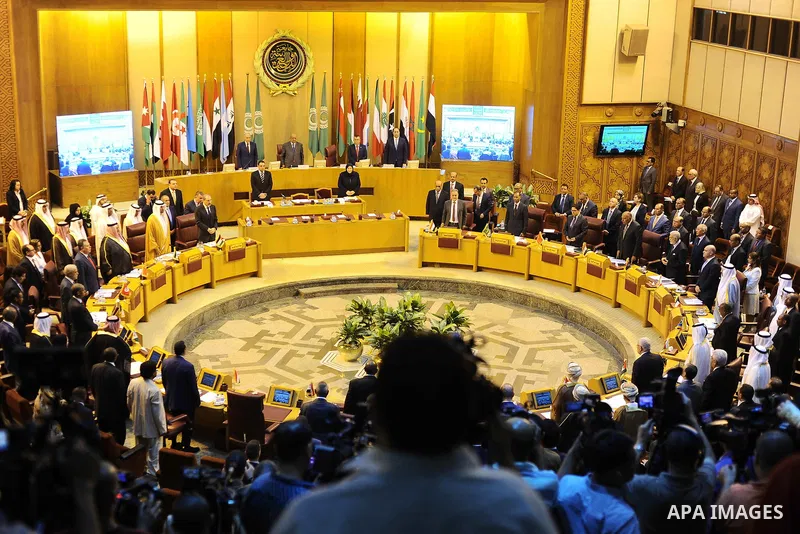 Arab Foreign Ministers attend a meeting in Cairo to discuss the simmering unrest surrounding the Al-Aqsa mosque compound in Jerusalem on July 27, 2017. Photo by Amr Sayed