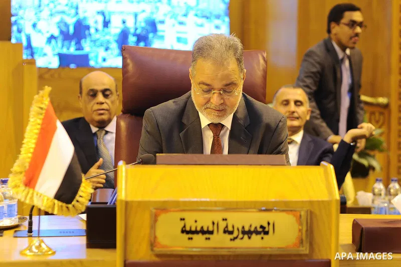 Yemen Foreign Minister attends the Arab Foreign Minister's meeting in Cairo to discuss the simmering unrest surrounding the Al-Aqsa mosque compound in Jerusalem on July 27, 2017. Photo by Amr Sayed