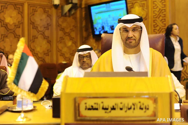 United Arab Emirates Foreign Minister attends the Arab Foreign Minister's meeting in Cairo to discuss the simmering unrest surrounding the Al-Aqsa mosque compound in Jerusalem on July 27, 2017. Photo by Amr Sayed