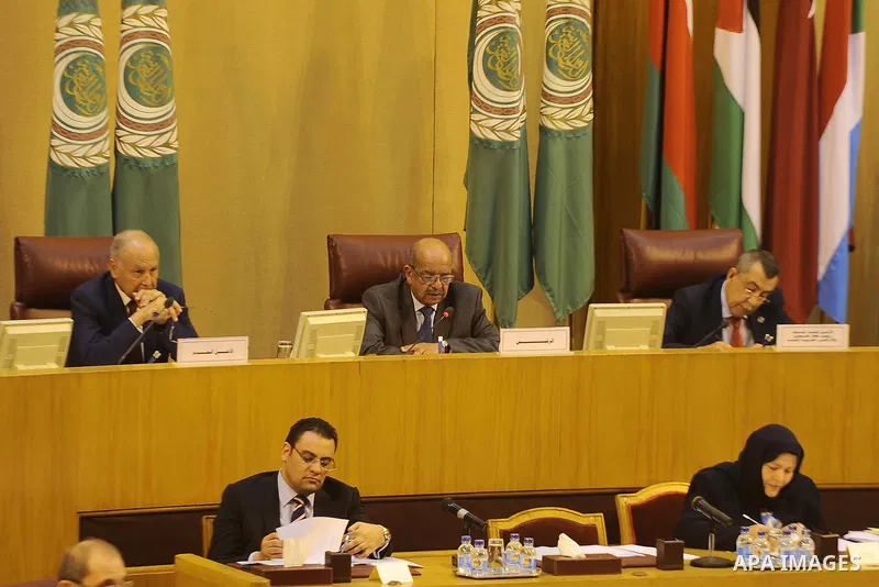 Arab Foreign Ministers attend a meeting in Cairo to discuss the simmering unrest surrounding the Al-Aqsa mosque compound in Jerusalem on July 27, 2017. Photo by Amr Sayed