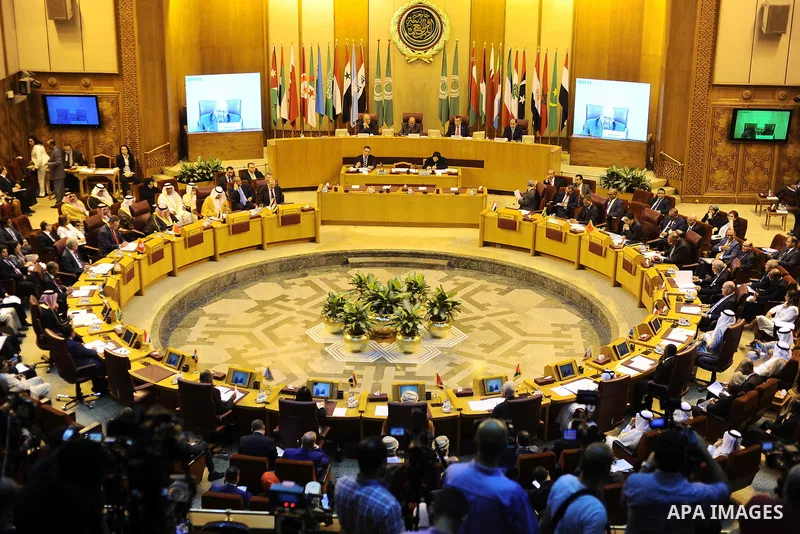 Arab Foreign Ministers attend a meeting in Cairo to discuss the simmering unrest surrounding the Al-Aqsa mosque compound in Jerusalem on July 27, 2017. Photo by Amr Sayed