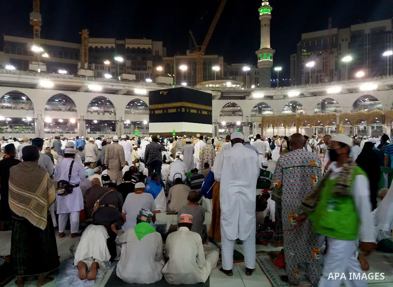 Muslim pilgrims pray around the holy Kaaba at the Grand Mosque, during the annual haj pilgrimage in Mecca August 21, 2017. According to the Muslims holy book the Koran, the Kaaba was built by Abraham and his son Ismael,...