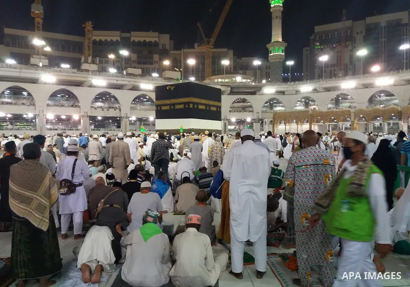 Muslim pilgrims pray around the holy Kaaba at the Grand Mosque, during the annual haj pilgrimage in Mecca August 21, 2017. According to the Muslims holy book the Koran, the Kaaba was built by Abraham and his son Ismael,...