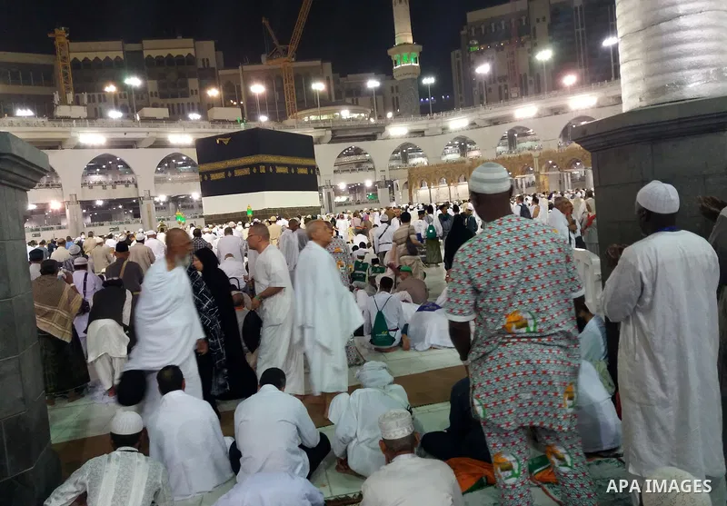 Muslim pilgrims pray around the holy Kaaba at the Grand Mosque, during the annual haj pilgrimage in Mecca August 21, 2017. According to the Muslims holy book the Koran, the Kaaba was built by Abraham and his son Ismael,...