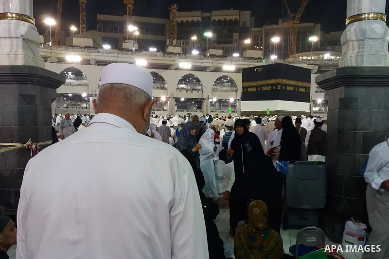 Muslim pilgrims pray around the holy Kaaba at the Grand Mosque, during the annual haj pilgrimage in Mecca August 21, 2017. According to the Muslims holy book the Koran, the Kaaba was built by Abraham and his son Ismael,...