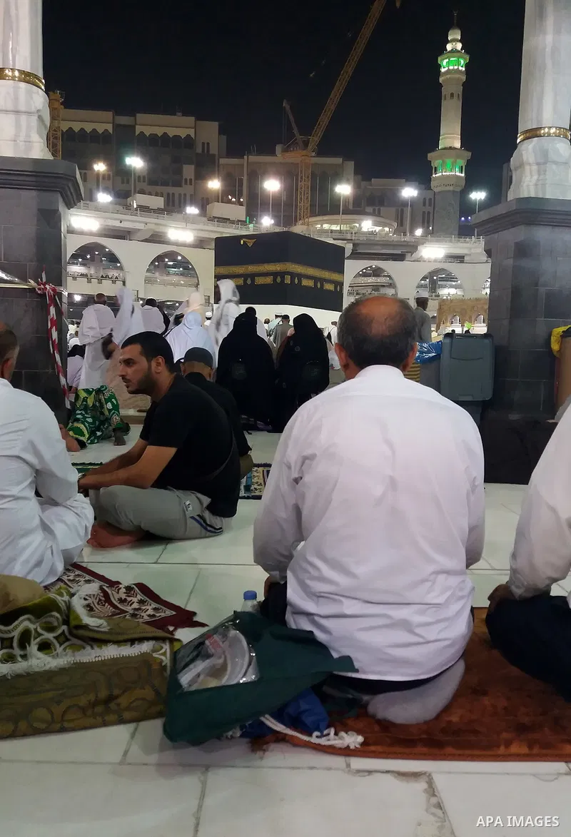 Muslim pilgrims pray around the holy Kaaba at the Grand Mosque, during the annual haj pilgrimage in Mecca August 21, 2017. According to the Muslims holy book the Koran, the Kaaba was built by Abraham and his son Ismael,...