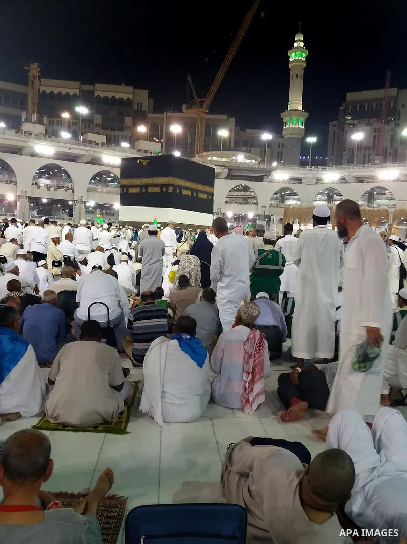 Muslim pilgrims pray around the holy Kaaba at the Grand Mosque, during the annual haj pilgrimage in Mecca August 21, 2017. According to the Muslims holy book the Koran, the Kaaba was built by Abraham and his son Ismael,...