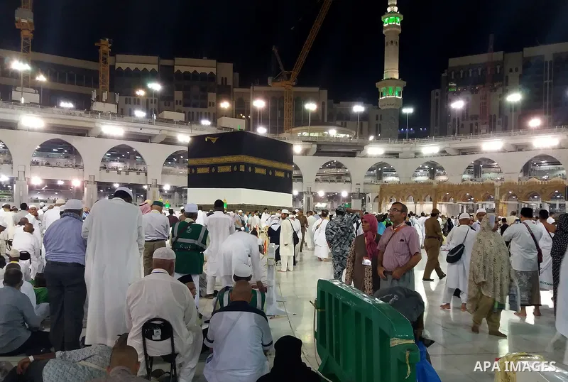 Muslim pilgrims pray around the holy Kaaba at the Grand Mosque, during the annual haj pilgrimage in Mecca August 21, 2017. According to the Muslims holy book the Koran, the Kaaba was built by Abraham and his son Ismael,...