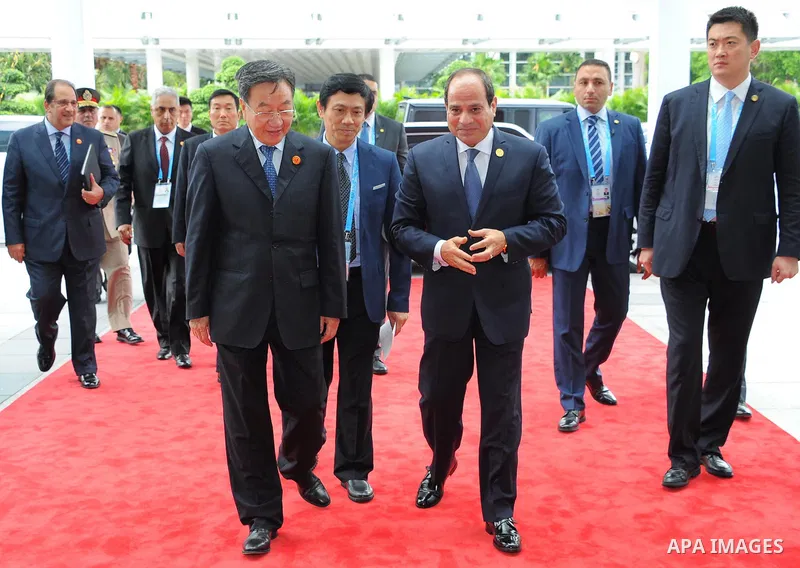 Egyptian President Abdel-Fattah al-Sisi attends the BRICS Business Forum in Xiamen, southeast China's Fujian Province, Sept. 4, 2017. Photo by Egyptian President Office
