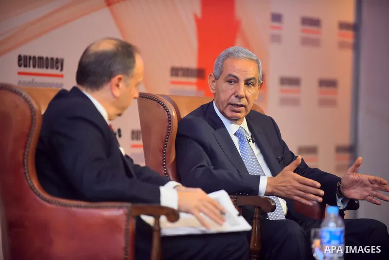 Egyptian Minister of Trade and Industry Tariq Qabil, speaks during the Euromoney Conference in Cairo, Egypt September 19, 2017. Photo by Amr Sayed