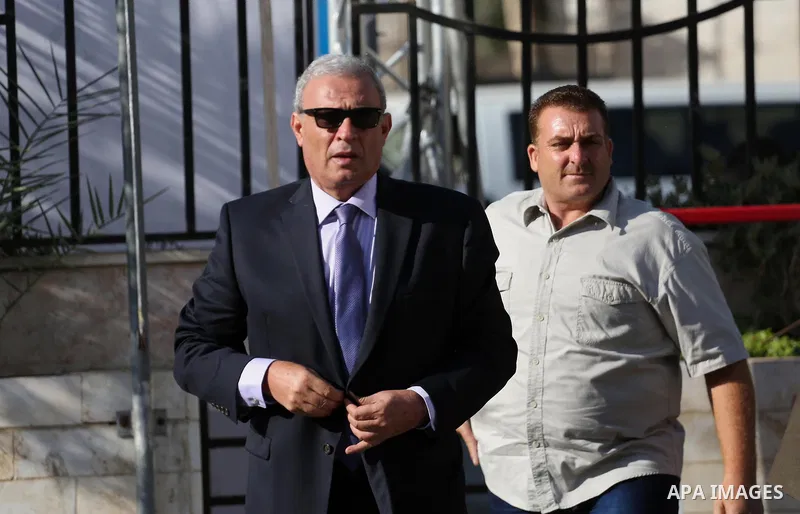 Palestinian Deputy Prime Minister Ziad Abu Amr arrives before a reconciliation cabinet meeting in Gaza City on October 3, 2017. The Palestinian reconciliation government met in Gaza for the first time since 2014 as moves...