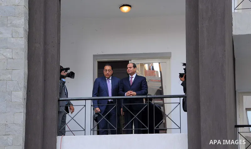 Egyptian President Abdel Fattah al-Sisi visits the new administrative capital, in Cairo, Egypt, on October 11, 2017. Photo by Egyptian President Office