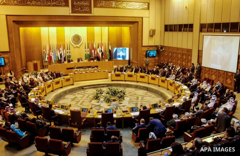 Arab foreign ministers attend a meeting at the Arab League headquarters in the Egyptian capital Cairo on November 19, 2017. Arab foreign ministers gathered in Cairo at Saudi Arabia's request for an extraordinary meeting...