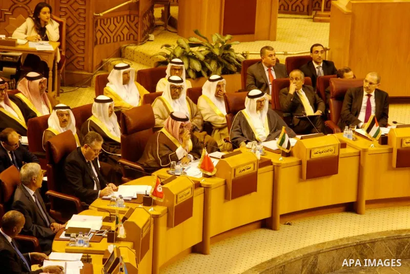 Arab foreign ministers attend a meeting at the Arab League headquarters in the Egyptian capital Cairo on November 19, 2017. Arab foreign ministers gathered in Cairo at Saudi Arabia's request for an extraordinary meeting...