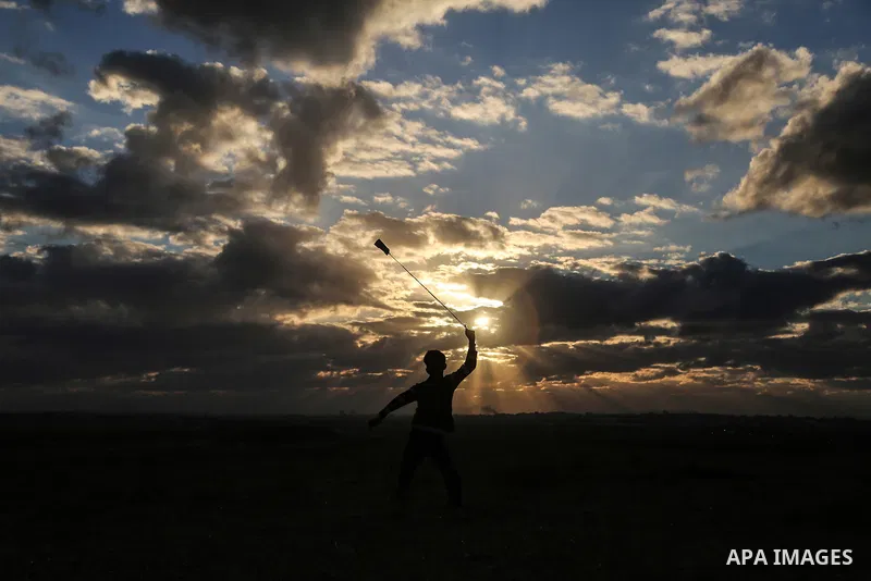 Palestinian protesters clash with Israeli soldiers on the Israeli border with Gaza, Thursday, Dec. 7, 2017. A number of U.S. allies in the Middle East are condemning the Trump administration decision to recognize Jerusal...