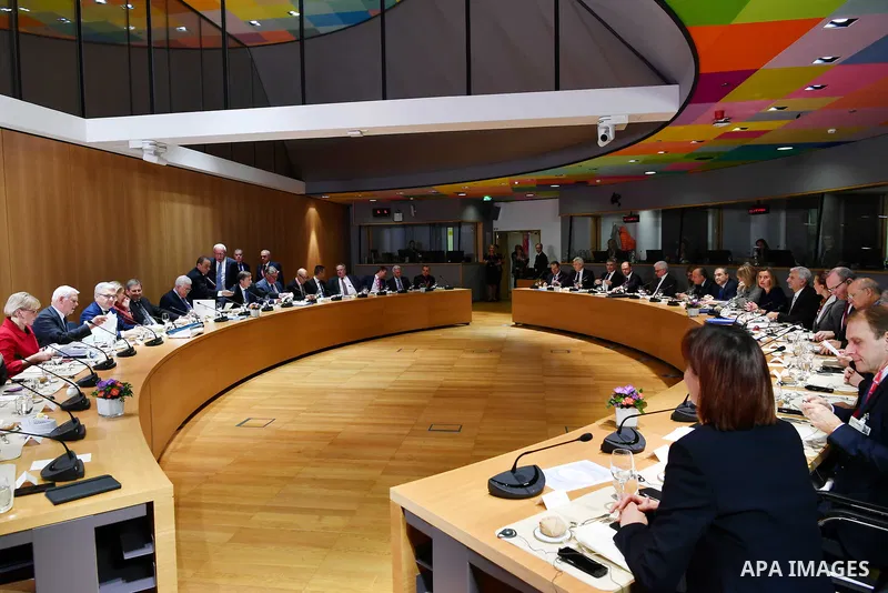 Palestinian President Mahmud Abbas attends a meeting with EU foreign ministers during a EU foreign affairs council at the European Council in Brussels, on January 22, 2018. Palestinian leader Mahmud Abbas on January 22 u...