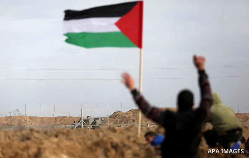Israeli security forces take position during clashes with Palestinian protesters, as Palestinians call for 'a day of rage' against US President Donald Trump's decision to recognise Jerusalem as the capital of Israel, nea...