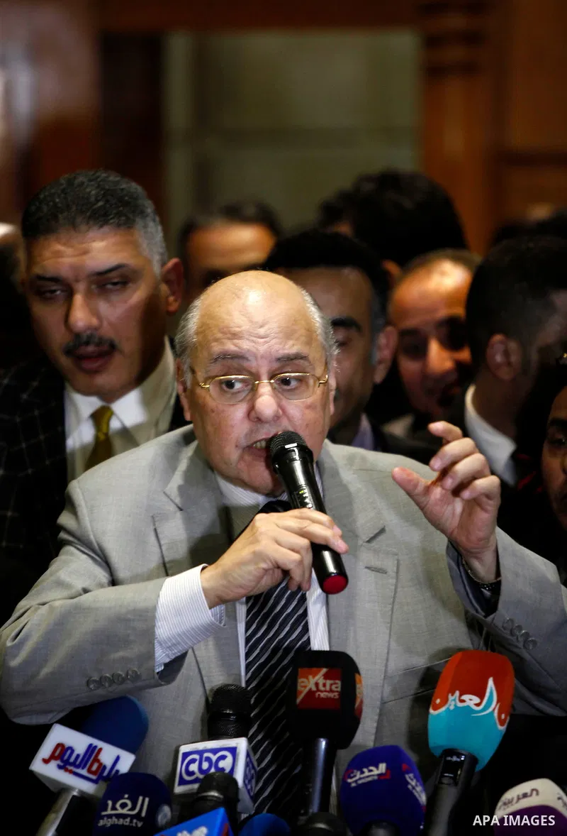 Presidential candidate Mousa Mostafa Mousa, chairperson of the Ghad party, speaks during a news conference in Cairo, Egypt January 29, 2018. Photo by Amr Sayed