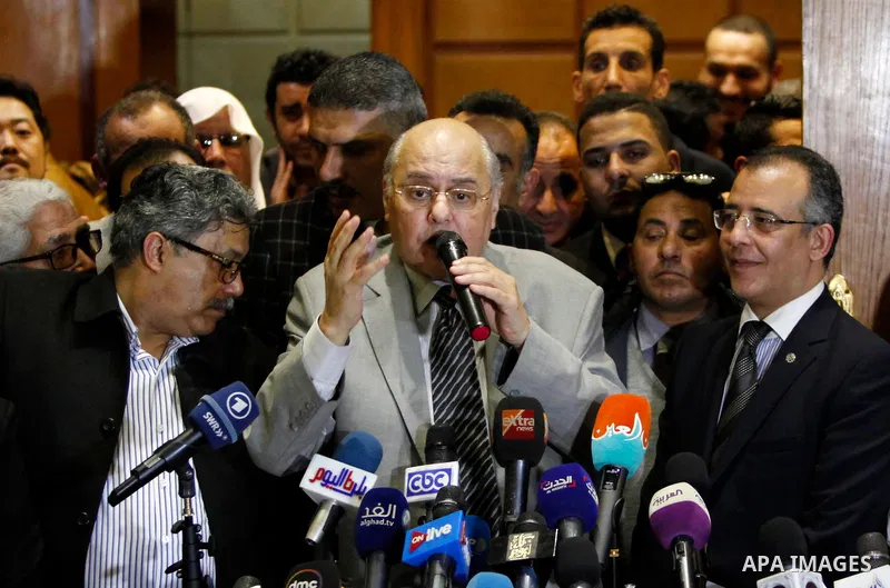 Presidential candidate Mousa Mostafa Mousa, chairperson of the Ghad party, speaks during a news conference in Cairo, Egypt January 29, 2018. Photo by Amr Sayed