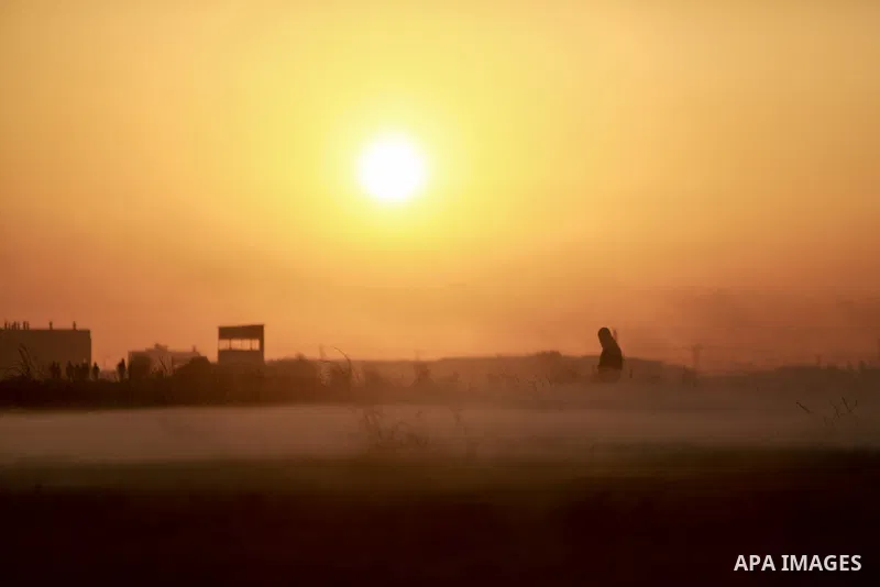 Palestinian protesters clash with Israeli security forces near the border with Israel, east of Gaza City on February 2, 2018 as demonstrations continue over the US president's controversial recognition of Jerusalem as Is...