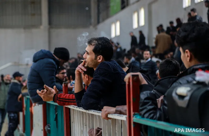 Palestinians wait for travel permits to cross into Egypt through the Rafah border crossing after it was opened by Egyptian authorities for humanitarian cases on the first time in 2018, in the southern Gaza Strip on Febru...