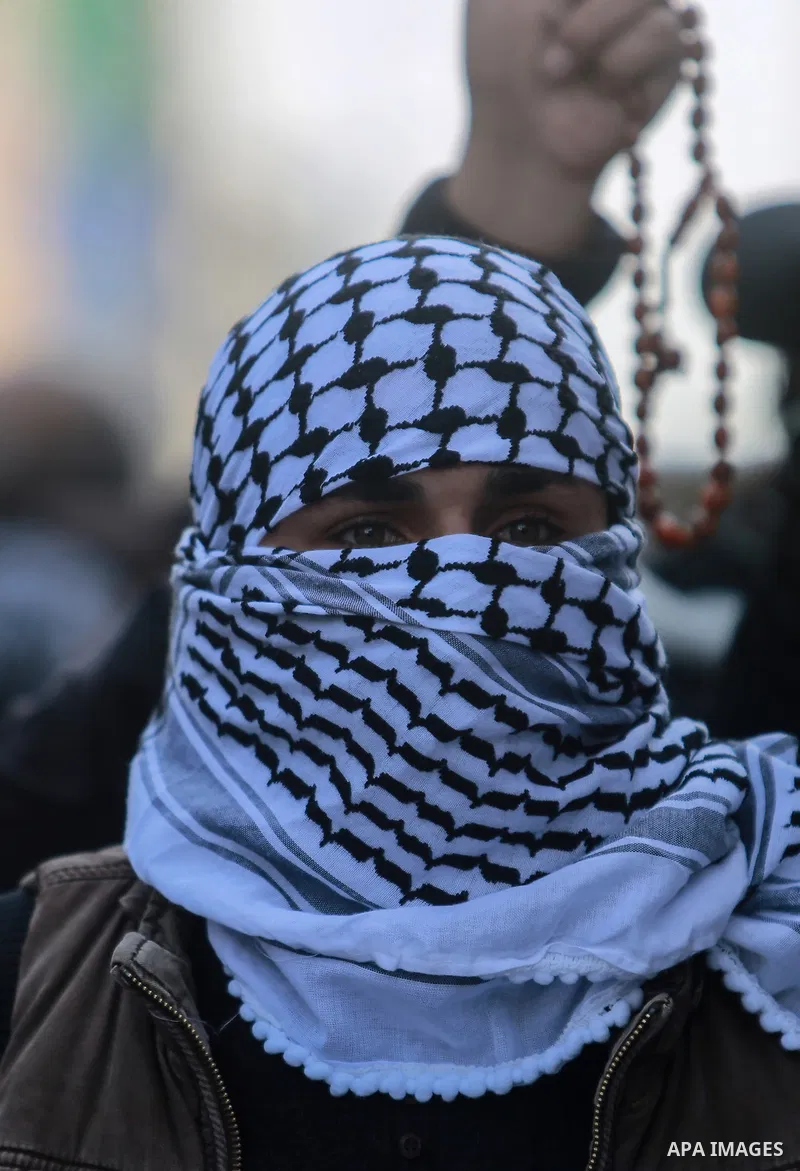 Palestinian take part during a protest against Trump's decision to recognize Jerusalem as the capital of Israel, in Gaza city on February 16, 2018. US President Donald Trump has reiterated that the issue of Jerusalem is...