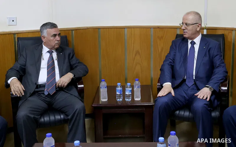Palestinian Prime Minister Rami Hamdallah visits municipality of Anabta, near the West Bank city of Tulkarm on March 3, 2018. Photo by Prime Minister Office