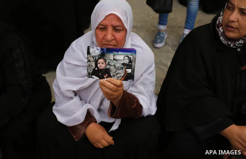 Palestinian supporters of Popular Front for the Liberation of Palestine (PFLP) take part during a rally to mark martyr's day of Mohammed al-Aswad "Guevara Gaza" a member of the Political Bureau of (PFLP), in Gaza city on...